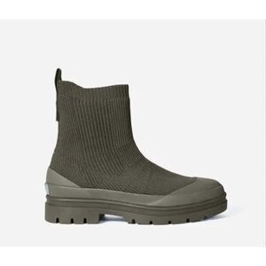 EVERLANE Olive Green Reknit Utility Boot-7